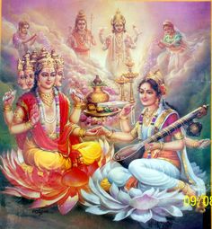 An illustration of a Brahma marriage