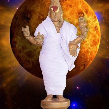 An image of Shukra is seen in the picture