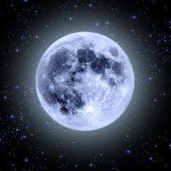 A picture of a full moon is seen in the image